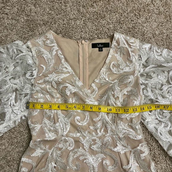 Lulu’s White Bridal Dress - Picture 15 of 16